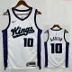 23/24 Kings DeROZAN #10 White Home Top Quality Hot Pressing NBA Jersey