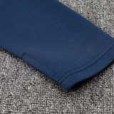 24/25  Porto Stone Blue Half Pull Tracksuit  (石青色、半拉链)