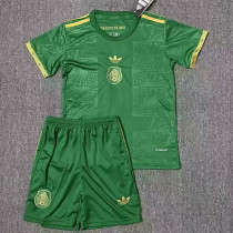 25/26  Mexico Green Gold Cup Kids Soccer Jersey