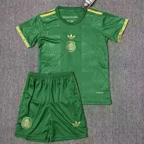 25/26  Mexico Green Gold Cup Kids Soccer Jersey
