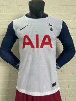 24/25 TOT Home Long Sleeve Player Version Soccer Jersey
