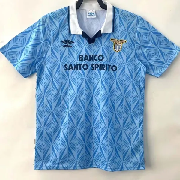 1991 Lazio Home Retro Soccer Jersey