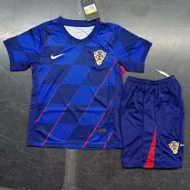 24/25 Croatia Away Kids Soccer Jersey