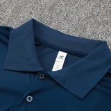 24/25 Sao Paulo Dark Blue Polo Collar Pants Set(C1117)