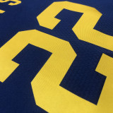22/23 WARRIORS WIGGINS #22 Royal blue Top Quality Hot Pressing NBA Jersey (Trapeze Edition)