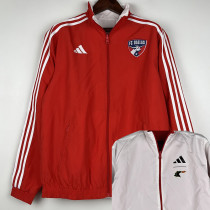23/24 Dallas Red & White Double Sided Windbreaker (双面风衣)