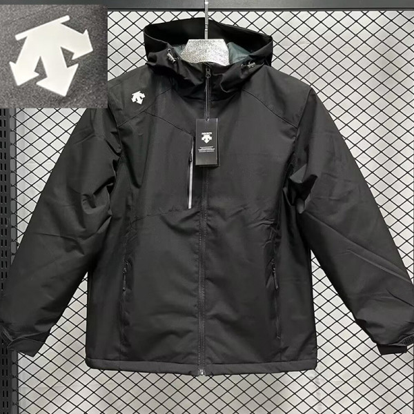 2024 New Disant Black  Windbreaker F12（加绒、连帽）