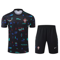 24/25 Portugal  Black Training Short Suit