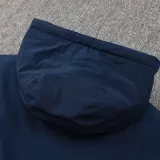 24/25 G263 Royal Blue Hooded Cotton Coat 宝蓝