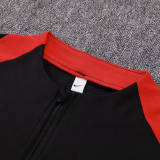 24/25  Portugal  Black Half Pull Tracksuit  (半拉链)