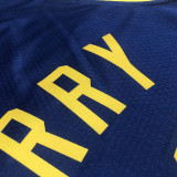 22/23 WARRIORS CURRY #30 Royal blue Top Quality Hot Pressing NBA Jersey (Trapeze Edition)