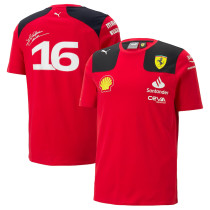 2023 Ferrari #16 Red Racing Suit (圆领)