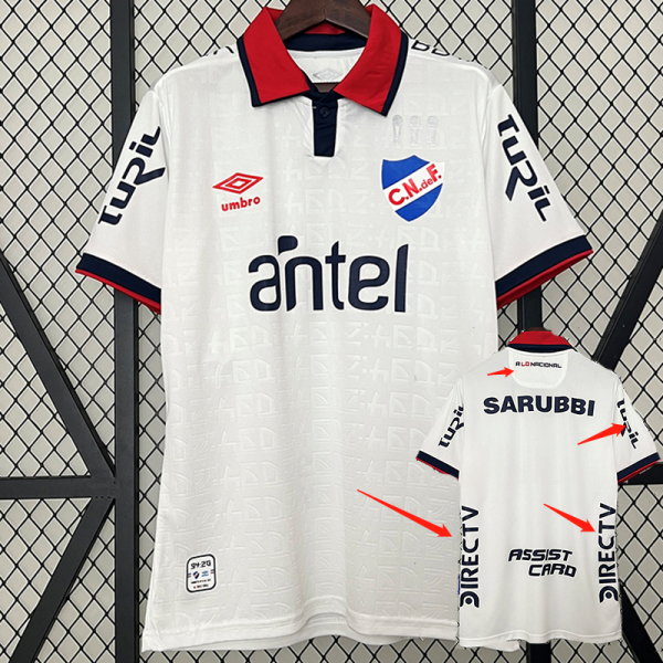 24/25 Club Nacional Home Fans Soccer Jersey(民族俱乐部)