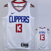 22/23 Clippers GEORGE #13 White Top Quality Hot Pressing NBA Jersey