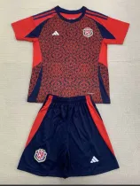 24/25  Costa Rica Home Kids Soccer Jersey