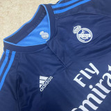 2015/2016 RMA Away Blue Retro Soccer Jersey