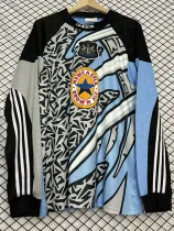 1995/1996 Newcastle Grey Blue Long Sleeved Goalkeeper Retro Soccer Jersey（长袖）