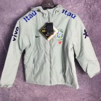 2024  Brazil  Sky Blue  Velvet Windbreaker T10（加绒、天蓝连帽）