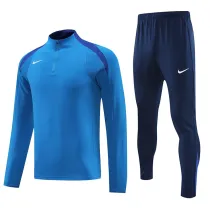24/25 NK Sky Blue Half Zipper Sportswear # 812 天蓝(半拉链)