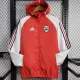 24/25 ARS Red &White Hooded Windbreaker