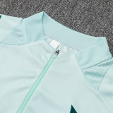 25/26 Cruzeiro Light Green Half Pull Tracksuit # B990 (半拉链)