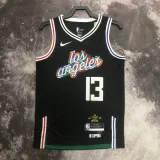 22/23 Clippers GEORGE #13 Black City Edition Top Quality Hot Pressing NBA Jersey
