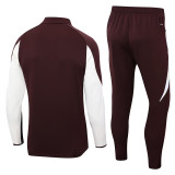 24/25 Bayern Deep Purple Half Pull Tracksuit  (半拉链)