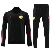 24/25  Man Utd  Black Jacket Tracksuit （黑色）