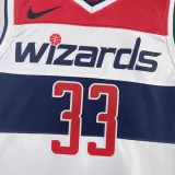 22/23 Wizards KUZMA #33 White Top Quality Hot Pressing NBA Jersey
