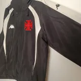 25/26  Vasco da Black Hooded  Windbreaker