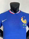 24/25 France Home  Player Version Soccer Jersey