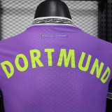 25/26 Dortmund Goalkeeper Purple Player Version Soccer Jersey