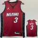 22/23 HEAT WADE #3 Red Top Quality Hot Pressing NBA Jersey (Trapeze Edition) 飞人版