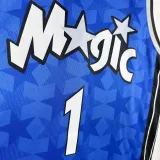 23/24 Magic McGRADY #1 Dark Blue Top Quality Hot Pressing NBA Jersey (Retro Logo)(V领)