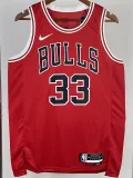 22/23 BULLS PIPPEN #33 Red Top Quality Hot Pressing NBA Jersey