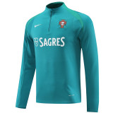 24/25  Portugal Green Half Pull Tracksuit  (半拉链)