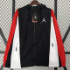 2024 New Jordon Tricolor Windbreaker(黑红白三色、连帽）