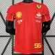 2024 F1 Formula One Ferrari #55 Red Racing Suit (圆领、55号、左肩带DX广告)