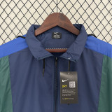 2024 New NK Royal Blue Windbreaker(连帽）