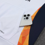 24/25 RMA White Hooded  Tracksuit(白色宝蓝裤）