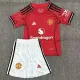 25/26 Man Utd Home Kids Soccer Jersey