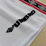 1998/1999 Man Utd White Retro Shorts Pants