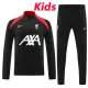 24/25 LIV Black Kids Half Pull Tracksuit  (童装、半拉链)