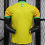 25/26 Brazil Christ statue Yellow  Player Version Soccer Jersey
