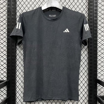 2025 T3374 AD Grey Blak Men's T-shirt Top灰黑色