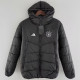 24/25 Germany Black Hooded Cotton Coat(White label) 连帽棉衣(白标）