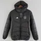 24/25 Germany Black Hooded Cotton Coat(White label) 连帽棉衣(白标）
