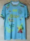25/26 Ajax Graffiti Light Blue Fans Soccer Jersey