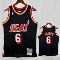 13/14  HEAT  JAMES # 6 Top Quality Hot Pressing Retro NBA Jersey