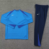 24/25 NK Sky Blue Half Zipper Sportswear # 812 天蓝(半拉链)